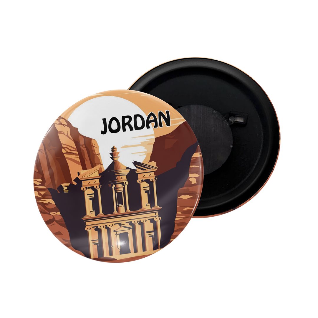 dhcrafts Fridge Magnet Multicolor Jordan D3 Glossy Finish Design Pack of 1 (58mm)